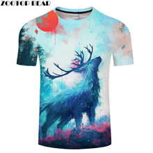 Anime Animal T-shirts Men 3D T shirts Brand Tshirts Quality Plus Tops Tees Funny Printed Camisetas Hombre Summer ZOOTOP BEAR 2024 - buy cheap