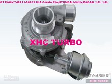 Turbocompresor GT1544V/740611 28201-2A100/2A120/2A400 para KIA Cerato Rio Matrix Getz,D4FA D4FB 1.5L 1.6L, nuevo 2024 - compra barato