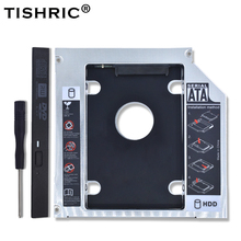 TISHRIC-caja de disco duro de aluminio Optibay 2nd, adaptador HDD Caddy, SATA 12,7, 3,0mm, 2,5 SSD, 2TB, para portátil 2024 - compra barato