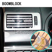 Boomblock-adesivo automotivo estiloso, 3m, tira de cromo, estilo de carroceria, para mercedes w204, w210 amg, benz bmw e36, e90, e60, fiat 500, volvo s80 2024 - compre barato