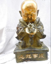 Xd 001046 13 "China бронзовая позолота может все ваши желания скульптура истинная Будда статуя 2024 - купить недорого