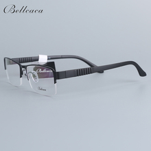 Bellcaca оправа для очков мужские очки Nerd компьютерный Оптический Рецепт прозрачные линзы оправа для глаз мужские очки 16006 2024 - купить недорого