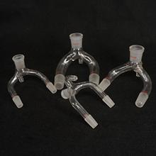 Adaptador receptor de vacío de vidrio para laboratorio, junta macho x hembra, 2 vías, tamaños 14/23, 19/26, 24/29 2023 - compra barato