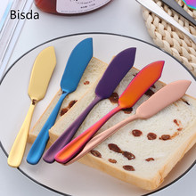8 Colors Stainless Steel Butter Knife Cheese Dessert Jam Spreaders Gold Cream Butter Spreader Western Cutlery Breakfast Tool 2024 - buy cheap