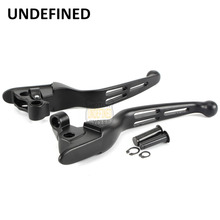 Motorcycle Handlebar Brake Clutch Lever Hollow Out Black For Harley Touring Road King Street Glide FLHR FLHT Trike 2008-2013 2024 - buy cheap