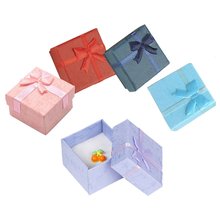 5 Pcs Fashion Colorful New Jewelry Organizer Box Rings Storage Cute Box Small Gift Box For Rings Earrings (3.5X3.5cm) 2024 - buy cheap