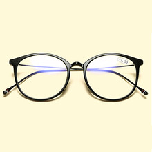 2019 novo estilo feminino lentes de prescrição óculos de leitura moda aro completo redonda presbiopia eyewear para mulher 2024 - compre barato