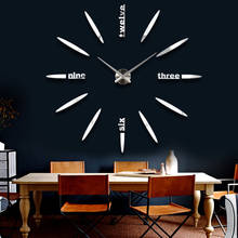 Sale New Wall Clock Clocks Watch Stickers Diy 3d Acrylic Mirror Home Decoration Quartz Balcony/courtyard Needle Modern hot 2024 - buy cheap