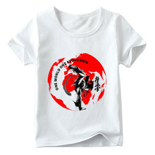 Camiseta de kárate Kanji y símbolo para niños y niñas, camisa de manga corta, Top de verano, ooo699 2024 - compra barato