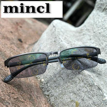 Óculos óculos de Sol De Transição Photochromic Multifocal progressiva Óculos De Leitura Homens Pontos para o Leitor Perto Distante vista NX 2024 - compre barato