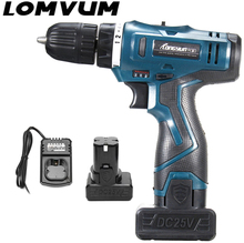 25V Electric Screwdriver Cordless Drill Mini Wireless Power Driver DC Lithium-Ion Battery 2-Speed 2024 - buy cheap
