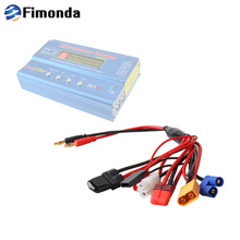 Набор проводов для зарядного устройства Fimonda 8 в 1 JST XT60 EC3 FUTABA TAMIYA T TRX для SKYRC IMAX B6 B6AC 2024 - купить недорого