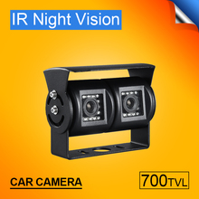 Уличная Автомобильная камера заднего вида, автомобильная парковочная система HD, двойная камера, камера заднего вида, водонепроницаемая инфракрасная камера ночного видения De Recul 2024 - купить недорого