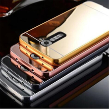 Fashion Luxury Rose Gold Mirror Case For LG Magna C90 H520N H502F H500F shell Back Cover For LG G4C 2024 - buy cheap