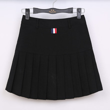 Summer Women's College High Waist Solid Mini Pleated Skirt Japanese Students Class Uniforms Sexy Short Skirt Pants 2024 - buy cheap