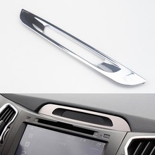 Moldura de pantalla de consola Interior cromada para Kia Sportage R 2011, 2012, 2013, 2014, 2015 2024 - compra barato