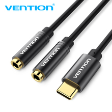 Vention Type C to 3.5mm Earphone cable Adapter USB 3.1 Type-C USB C to 3.5 Jack Audio Aux Cable for Xiaomi Mi6 Headphone Speaker 2024 - buy cheap