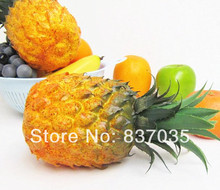 Atacado de frutas tropicais falsas 22x10cm, modelo de abacaxi decorativo de simulação direta da fábrica, artesanato, acessórios para cenário de fotos 2024 - compre barato