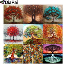 Diapai 5d pintura completa de diamante quadrado/redondo, pintura "árvore, ilustração, paisagem" 3d, bordado, ponto cruz, 5d, decoração, presente 2024 - compre barato