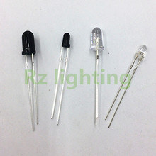 3mm 5mm 940nm IR LED Assorted Infrared Emitter And IR Receiver Diodes   IR Infrared LED Diode LED Lamp 2024 - buy cheap