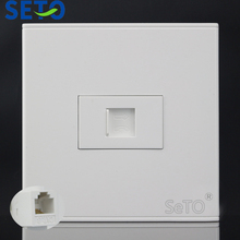 SeTo 86 Type RJ11 Cat3 Telephone Direct Connection Wall Plate Socket Keystone Faceplate 2024 - buy cheap