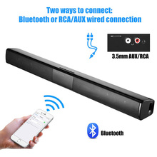 Soundbar, 20W TV Sound Bar Wired and Wireless Bluetooth Home Surround Sound Bar for PC Theater TV Speaker 2024 - buy cheap