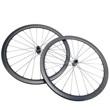 carbon disc wheel 700c 38x26mm tubular road disc wheel bicycle road wheelset carbon wheels NOVATEC 100x12 142x12 Center lock 2024 - buy cheap