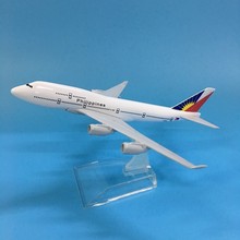 JASON TUTU Aircraft Model 1:400 Diecast Metal Philippines B777 Plane Model Airplane Model 16cm Boeing 747 Airplanes Plane Toys 2024 - buy cheap