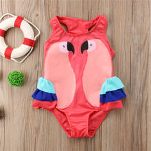 Kids Girls One Piece Swimwear 2018 Animal Printed Swimming Bikini Swimsuit Swimwear 2018 Newest Children Bathing Suit Beachwear 2024 - buy cheap