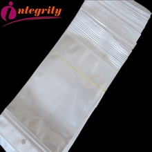 INTEGRITY 100pcs 20*27cm White/clear Self Seal Zipper Plastic Retail Packaging Storage Bags Zip Lock plastic Bags with Hang Hole 2024 - buy cheap