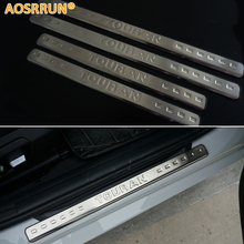 AOSRRUN For VW Volkswagen Touran 2004-2013 Stainless steel scuff plate door sill Car-Styling Car Accessories 2024 - buy cheap