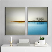 Nordic Style Modern Landscape Canvas Painting Minimalist Wall Art Posters and Prints Wall Pictures for Living Room Decoration 2024 - buy cheap