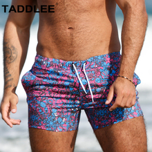 Taddlee maiô masculino de praia sexy, roupa de banho para homens cuecas e shorts de praia com corte quadrado 2024 - compre barato