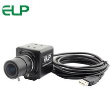 Minicámara usb ELP VGA MJPEG 60fps 640X480 UVC, Webcam Android Linux Windows Mac CS, lente de 2,8-12mm 2024 - compra barato