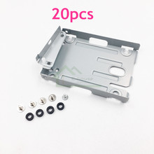 [20PC/ LOT] New Hard Disk Drive Tray Replacement Mounting Bracket Replacement for PS3 Slim 4000 model with Screws 2024 - buy cheap