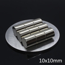 5Pcs 10 x 10 mm Super Strong Powerful Round Cylinder Magnets 10X10 Rare Earth Neodymium magnet NEW 10*10 Art Craft Connection 2024 - buy cheap