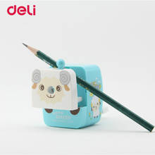 Deli Cute Animal mechanical pencil sharpener for school Stationery Office Supplies Hand-Cranked Children Manual pencil sharpener 2024 - buy cheap