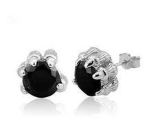 2016 new arrival dragon claw design 925 sterling silver & super shiny zircon unisex stud earrings jewelry wholesale 2024 - buy cheap