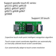 For Goodix Capacitive Touch Controller I2C TO USB Controller Board GT1151 GT911 GT915 GT9110 GT912 GT9147 GT9157  GT9271 GT928 2024 - buy cheap