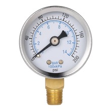 Pressure Gauges 1/8 Male NPT 0-200psi 0-14bar Pressure Gauge Air Compressor Hydraulic Vacuum Gauge Manometer Pressure Tester 2024 - buy cheap