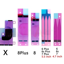 Pegatina adhesiva Original para iPhone, cinta adhesiva de batería para iPhone X, Xs, Max, XR, 5s, 5c, 6, 6s, 7, 8 Plus, pieza de repuesto, 10 Uds. 2024 - compra barato