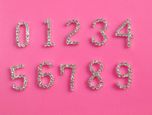Envío Gratis bonito 21mm Número de botón de diamantes de imitación 50 unids/lote (BTN-5426) 2024 - compra barato