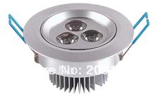 3 w led teto lâmpada holofotes regulável AC110 ~ 240 V CE & RoHS shell prata 300 ~ 360lm 2024 - compre barato