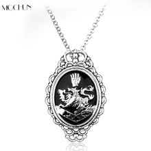 MQCHUN New Fashion Movie Vampire Twilight Rosalie Cullen Lion Necklace Crest Necklace Cosplay Jewelry Men Women Christmas Gift 2024 - buy cheap
