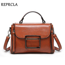 REPRCLA Luxury Handbag Women Bags Designer PU Leather Shoulder Bag High Capacity Women Messenger Bags Crossbody Top-handle Bag 2024 - buy cheap