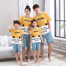 Mother and Son Daughter Clothes Matching Family Outfits T Shirt+pants Father Son Baby Pyjamas Mommy and Me Clothes Family Look 2024 - buy cheap