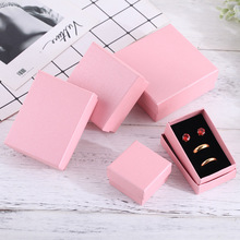 24pcs Square Paper Jewelry Packaging Box High Quality 8*5cm Pink Necklace Ring Earrings Bracelet Gift Box for Valentine's Day 2024 - buy cheap