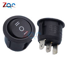 5PCS Mini Round Black 3 Pin SPDT ON-OFF-ON Rocker Switch Snap-in Car Boat Toggle 2024 - buy cheap
