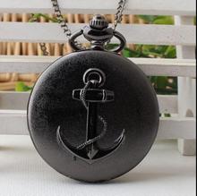 Retro Sailing Quartz Pocket Watch Anchor Pattern 2024 - buy cheap