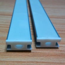 40m (20pcs) a lot, 2m per piece, High quality aluminum profile for led strip light, thick cover which can be step on 2024 - buy cheap